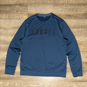 NOBULL Performance Crewneck Sweater Men’s L Blue
